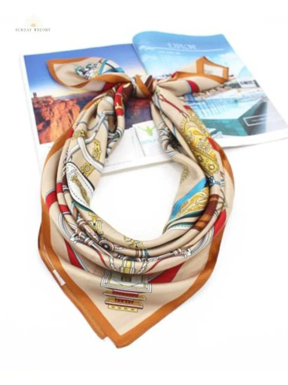 100% Mulberry Silk Scarf 35